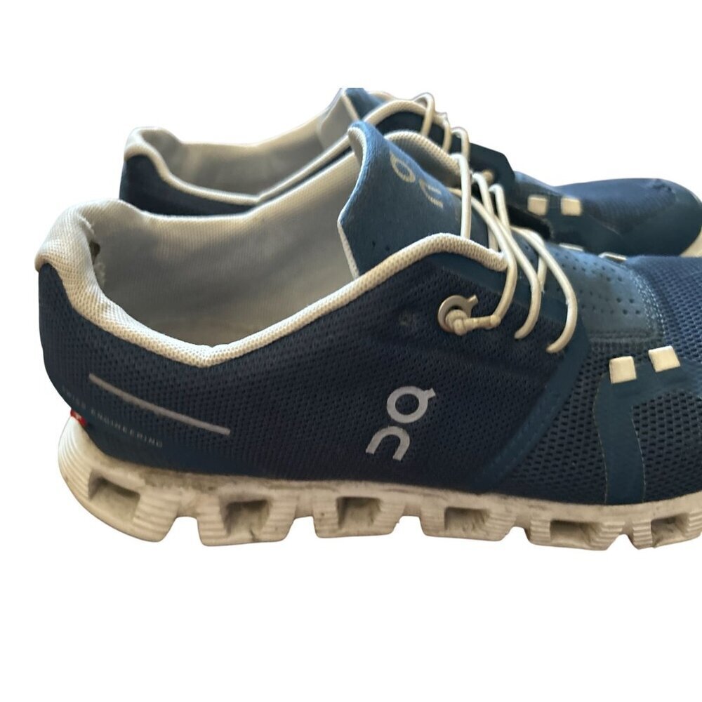 On Cloud 5 Niagara Women's Running Shoes Blue White Sneakers Size 9 - Picture 7 of 9